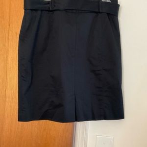 Chaus black skirt with belt